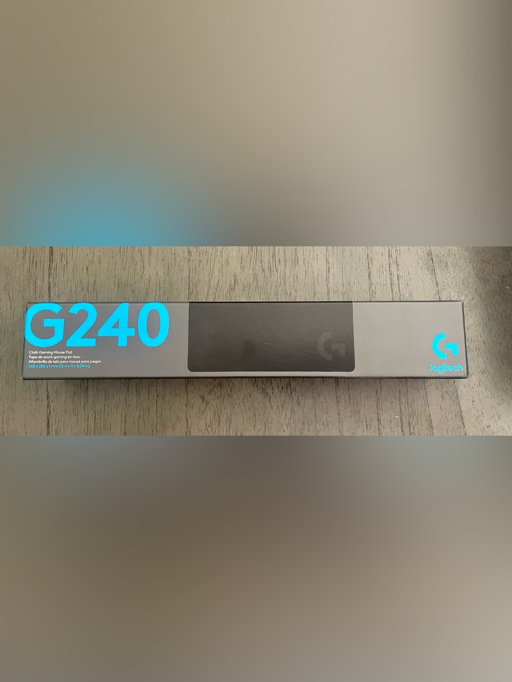 New Logitech G240 Cloth Gaming Mouse Pad